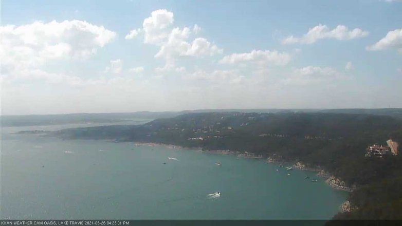 Lake Travis webcam, June 26, 2021 4:25 PM CT