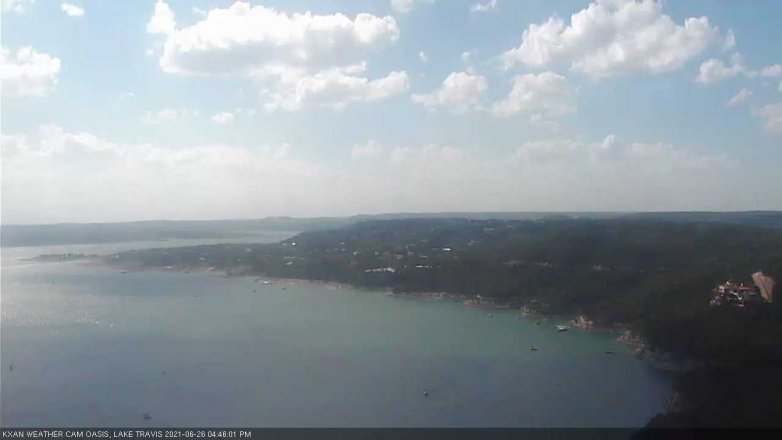 Lake Travis webcam, June 26, 2021 4:45 PM CT