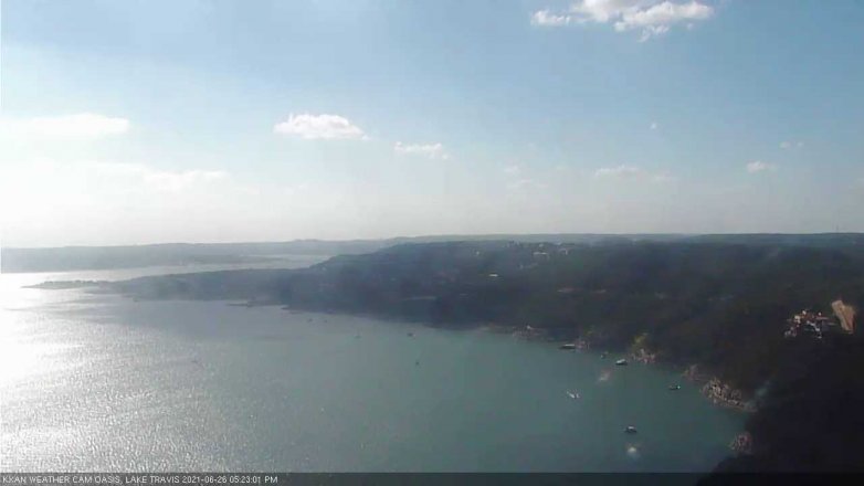 Lake Travis webcam, June 26, 2021 5:25 PM CT