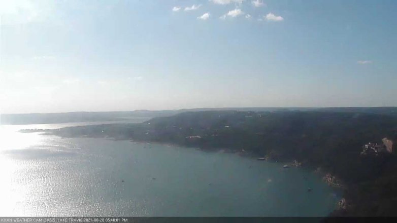 Lake Travis webcam, June 26, 2021 5:45 PM CT