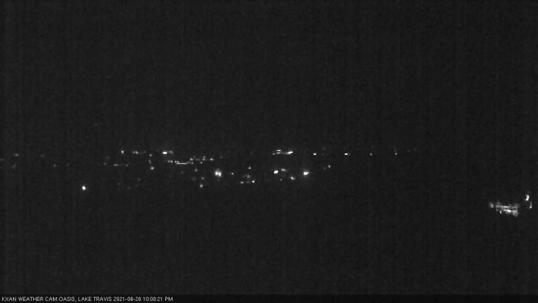 Lake Travis webcam, June 26, 2021 10:00 PM CT
