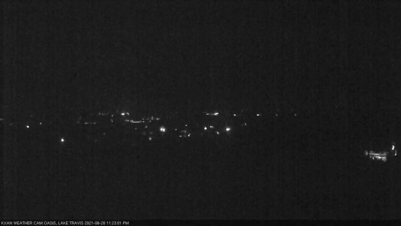 Lake Travis webcam, June 26, 2021 11:25 PM CT