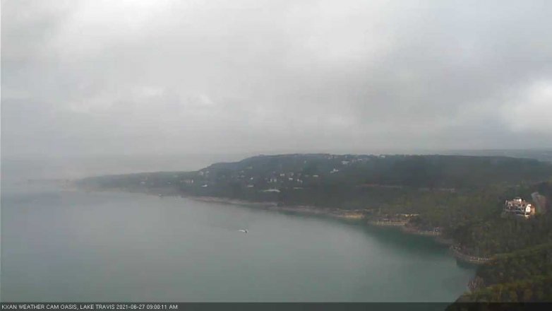 Lake Travis webcam, June 27, 2021 9:00 AM CT