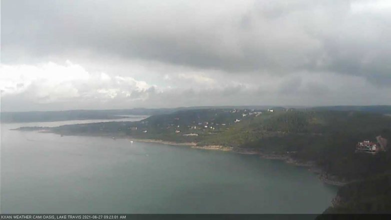 Lake Travis webcam, June 27, 2021 9:25 AM CT