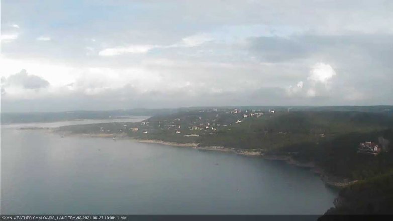 Lake Travis webcam, June 27, 2021 10:00 AM CT