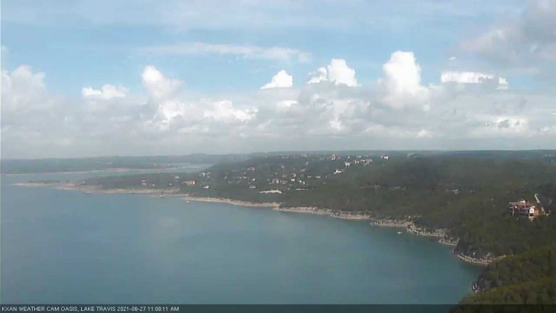 Lake Travis webcam, June 27, 2021 11:00 AM CT