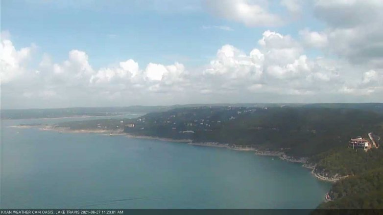 Lake Travis webcam, June 27, 2021 11:25 AM CT