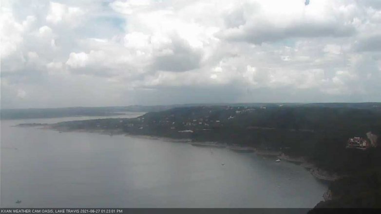 Lake Travis webcam, June 27, 2021 1:25 PM CT