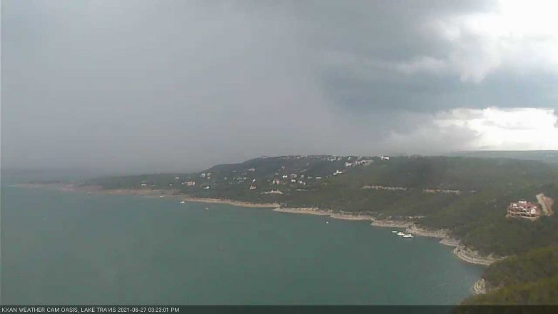 Lake Travis webcam, June 27, 2021 3:25 PM CT