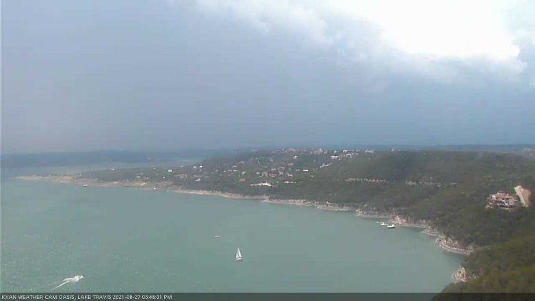 Lake Travis webcam, June 27, 2021 3:45 PM CT