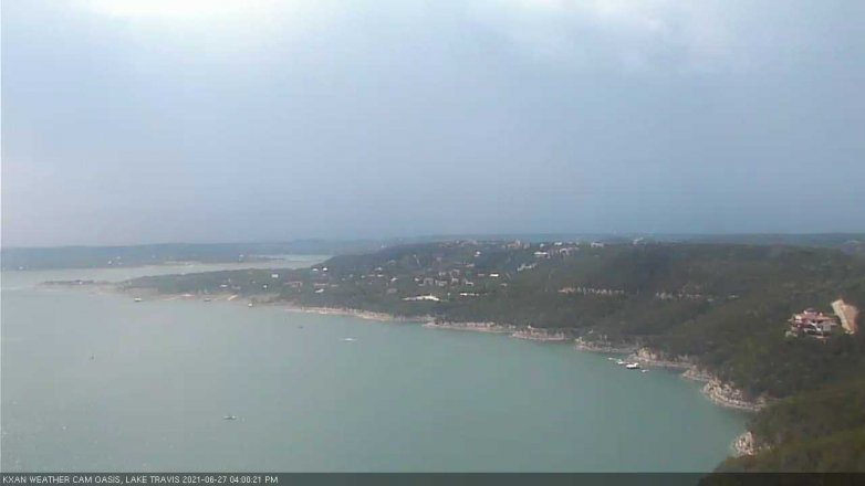 Lake Travis webcam, June 27, 2021 4:00 PM CT