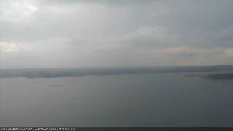 Lake Travis webcam, June 27, 2021 6:00 PM CT