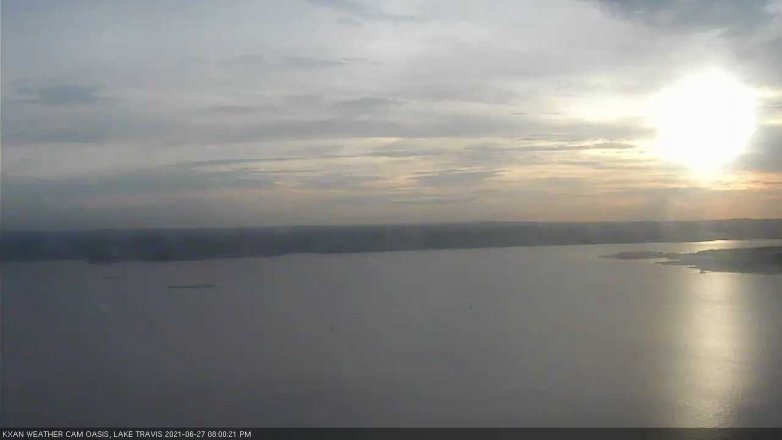 Lake Travis webcam, June 27, 2021 8:00 PM CT