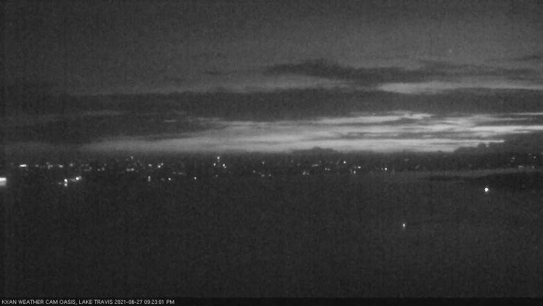 Lake Travis webcam, June 27, 2021 9:25 PM CT
