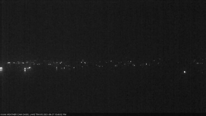 Lake Travis webcam, June 27, 2021 10:45 PM CT