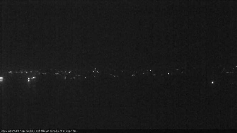 Lake Travis webcam, June 27, 2021 11:45 PM CT