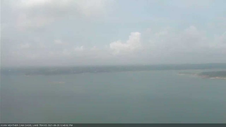Lake Travis webcam, June 28, 2021 12:45 PM CT