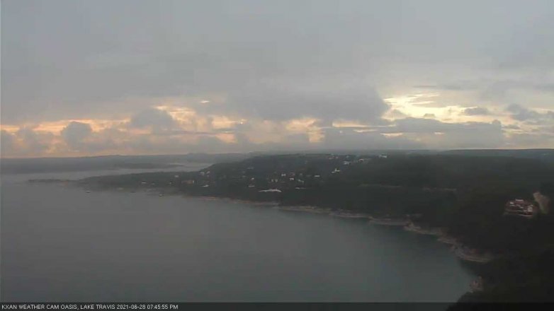 Lake Travis webcam, June 28, 2021 7:45 PM CT