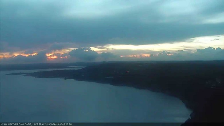 Lake Travis webcam, June 28, 2021 8:45 PM CT