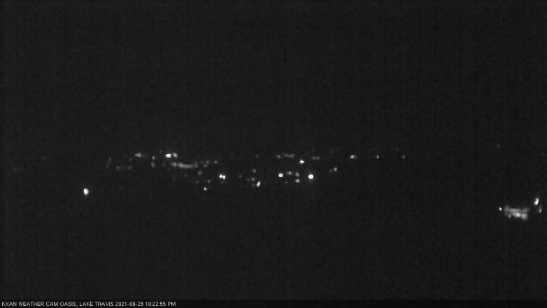 Lake Travis webcam, June 28, 2021 10:25 PM CT