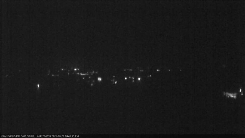 Lake Travis webcam, June 28, 2021 10:45 PM CT