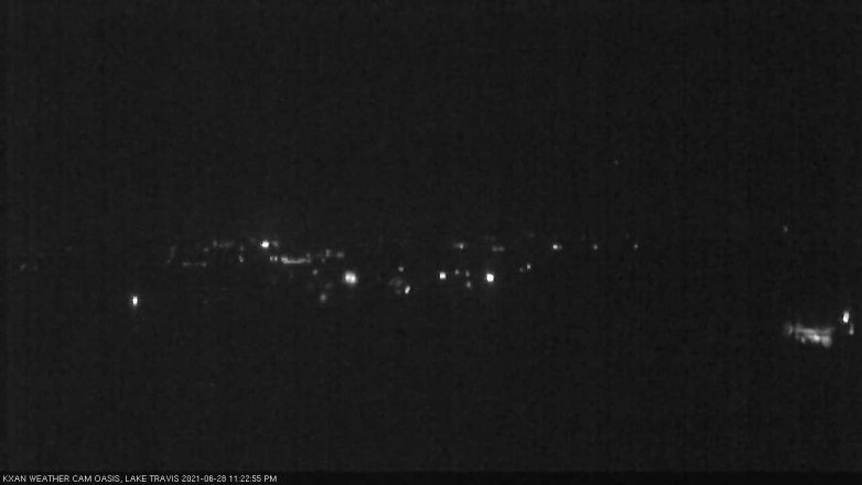 Lake Travis webcam, June 28, 2021 11:25 PM CT