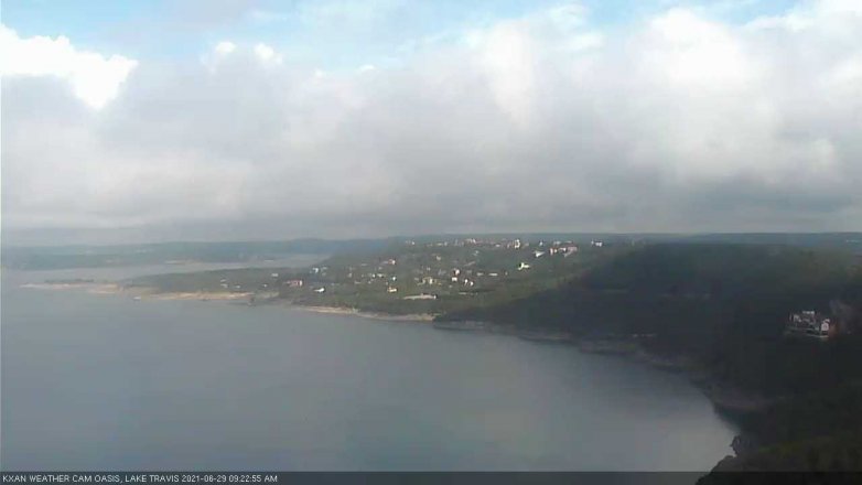 Lake Travis webcam, June 29, 2021 9:25 AM CT