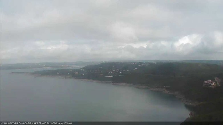 Lake Travis webcam, June 29, 2021 9:45 AM CT