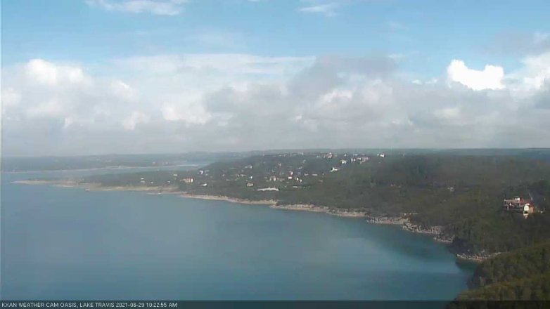 Lake Travis webcam, June 29, 2021 10:25 AM CT