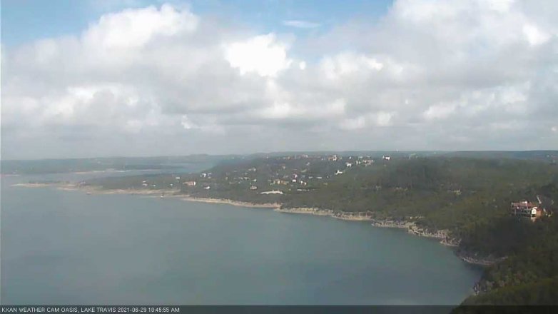 Lake Travis webcam, June 29, 2021 10:45 AM CT