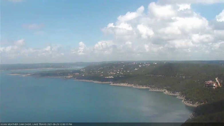 Lake Travis webcam, June 29, 2021 12:00 PM CT