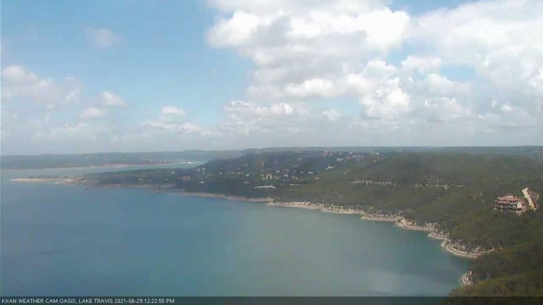 Lake Travis webcam, June 29, 2021 12:25 PM CT