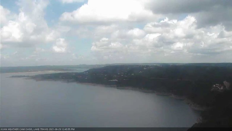 Lake Travis webcam, June 29, 2021 12:45 PM CT