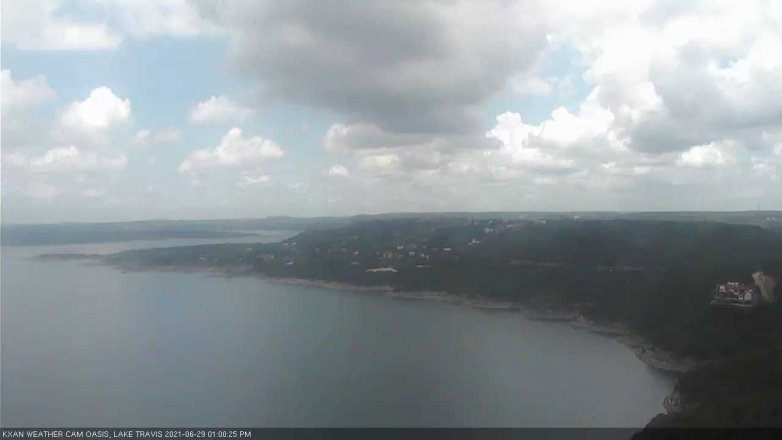Lake Travis webcam, June 29, 2021 1:00 PM CT