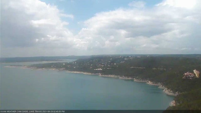 Lake Travis webcam, June 29, 2021 2:45 PM CT