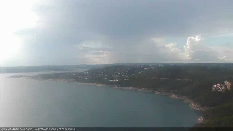 Lake Travis webcam, June 29, 2021 5:00 PM CT