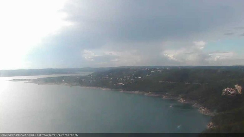 Lake Travis webcam, June 29, 2021 5:25 PM CT