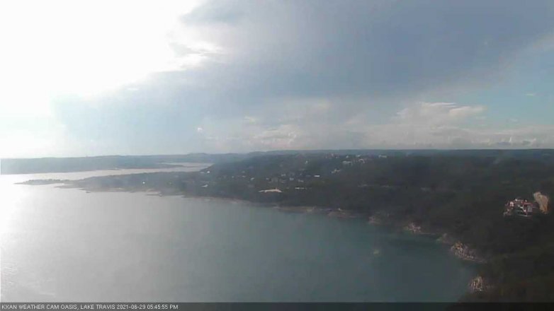 Lake Travis webcam, June 29, 2021 5:45 PM CT