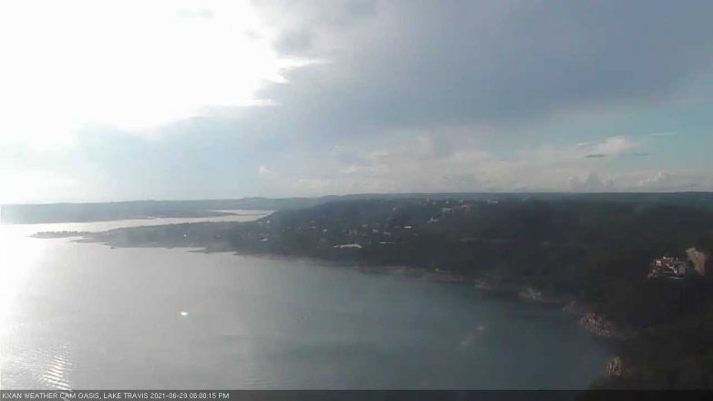 Lake Travis webcam, June 29, 2021 6:00 PM CT