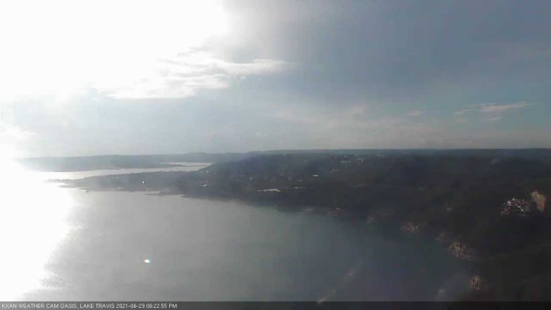 Lake Travis webcam, June 29, 2021 6:25 PM CT