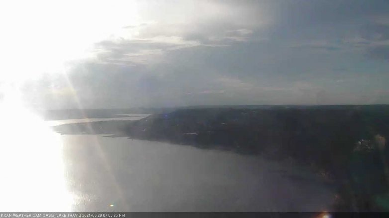 Lake Travis webcam, June 29, 2021 7:00 PM CT