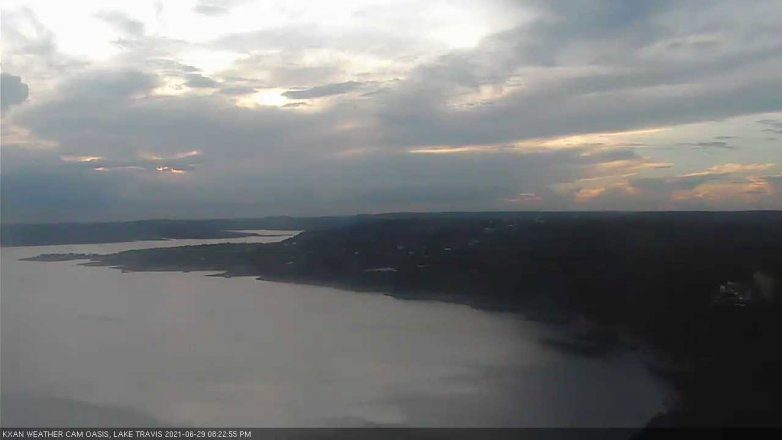 Lake Travis webcam, June 29, 2021 8:25 PM CT