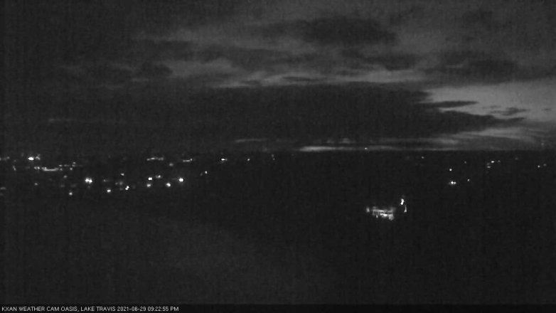 Lake Travis webcam, June 29, 2021 9:25 PM CT