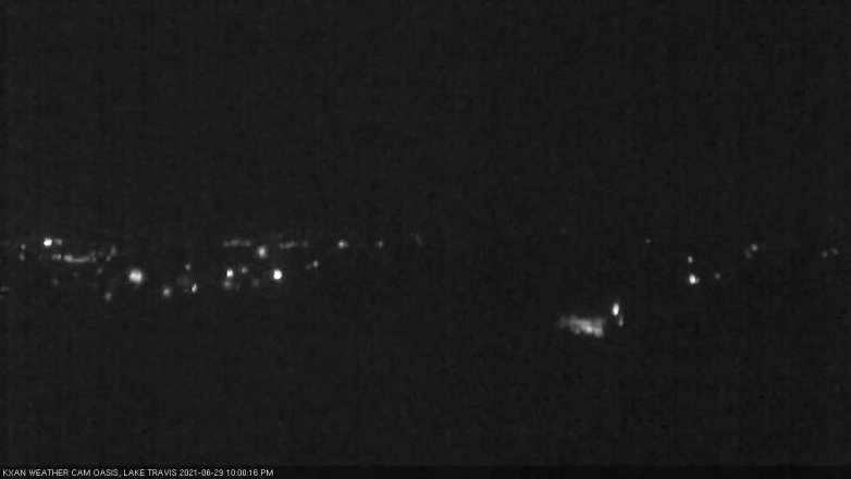 Lake Travis webcam, June 29, 2021 10:00 PM CT