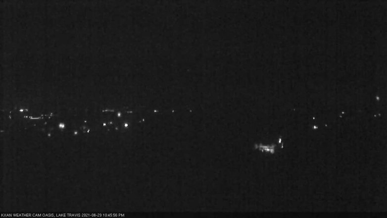Lake Travis webcam, June 29, 2021 10:45 PM CT