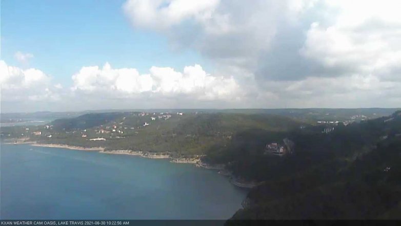 Lake Travis webcam, June 30, 2021 10:25 AM CT