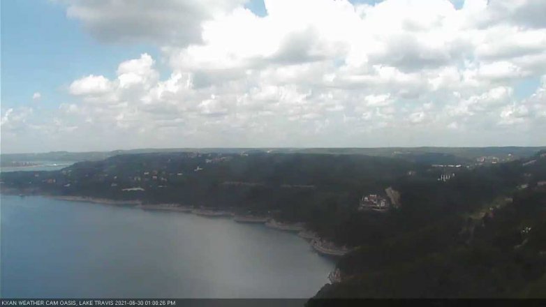 Lake Travis webcam, June 30, 2021 1:00 PM CT