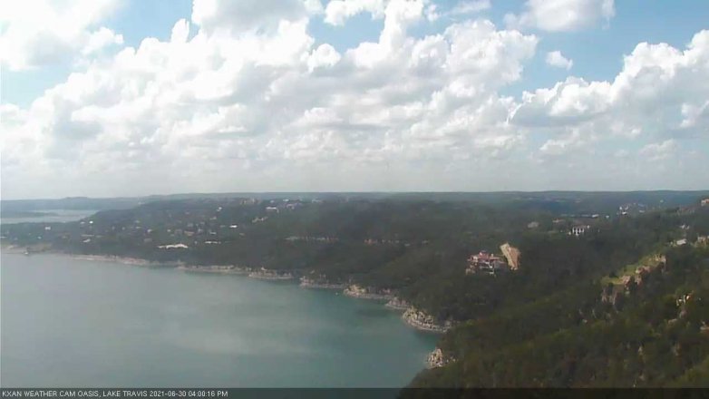 Lake Travis webcam, June 30, 2021 4:00 PM CT