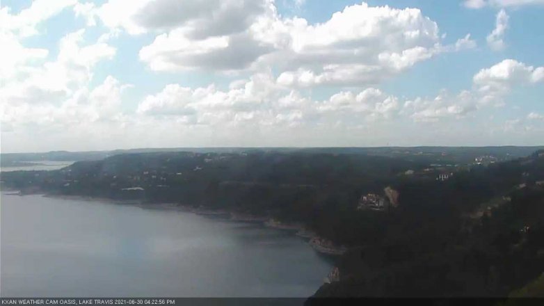Lake Travis webcam, June 30, 2021 4:25 PM CT