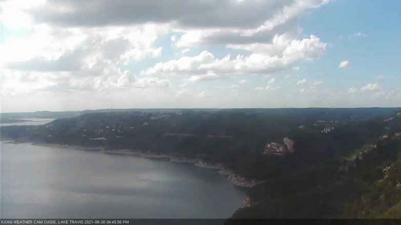Lake Travis webcam, June 30, 2021 4:45 PM CT